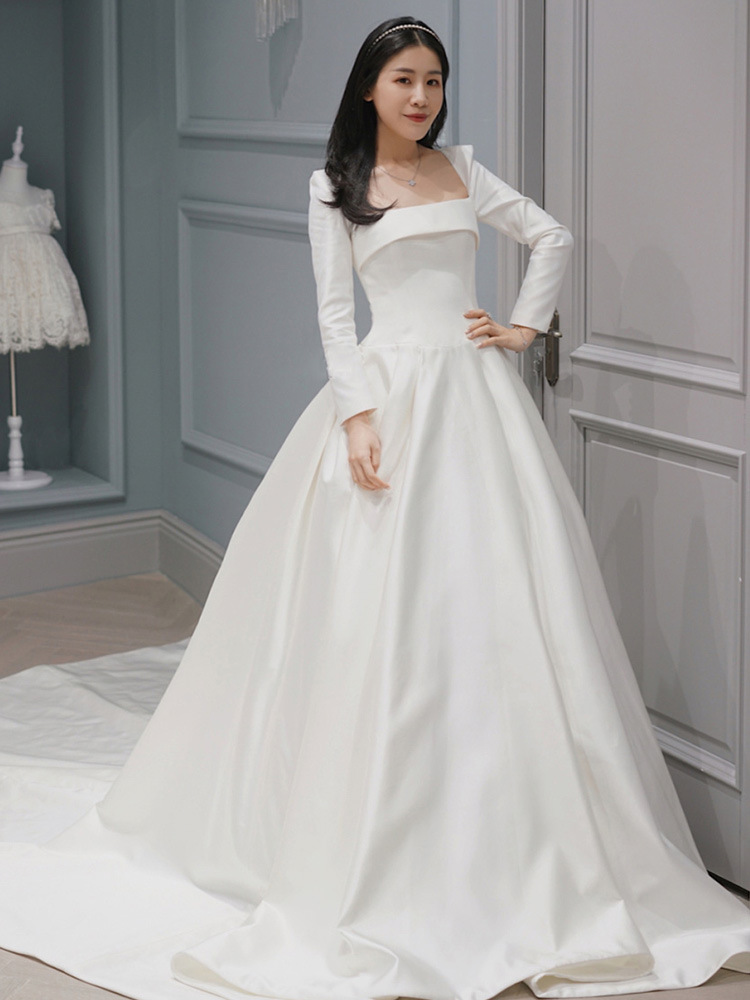 ★BAU by Bride And You★2024夏服★SKYE BALLOON LONG DRESS 2024 Wedding Dresses - Luna Studio | LUNA NOVIAS