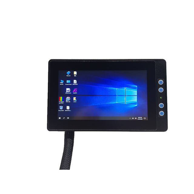 7-Inch IP65 Industrial PC Monitor 1000nits Sunlight-Readable Capacitive Touch DP Display Waterproof USB VGA DVI Serial New