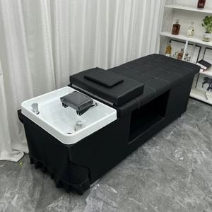 Chaise de massage pour le lavage des cheveux, professionnelle pour salon, lit de shampooing avec thérapie de l'eau pour la tête - Product Image 6