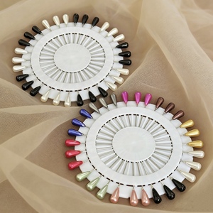 Épingles à <span class=keywords><strong>hijab</strong></span> en forme de goutte d'eau, pinces de fixation colorées, foulards, hijabs, aiguilles de fixation, broches, colliers, etc. 30 pièces - Product Image 1