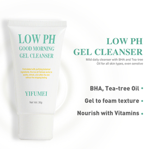 Élimination de toutes les impuretés Peau Rafraîchie Légèrement Acide Doux Low Ph <span class=keywords><strong>Clean</strong></span> Glowy Private Label Face Wash Nettoyant pour le visage - Product Image 3