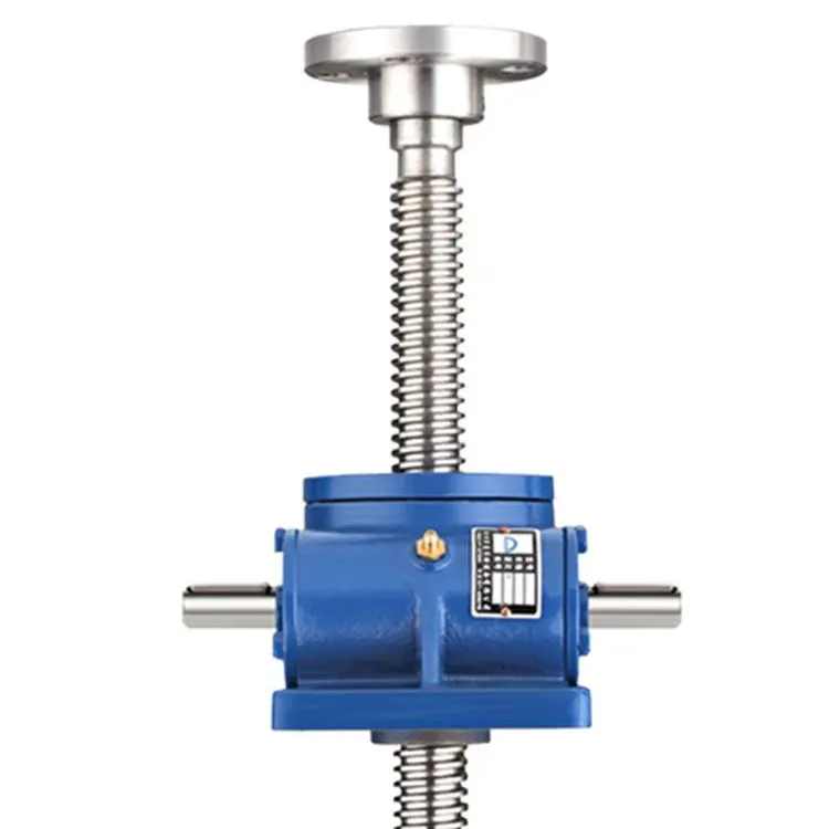 SWL Small Worm Screw Jack Worm Bevel Gear Electrically Screw Jacks Lifting OEM Cast Iron Gear Box Worm Gear Stepper Motor