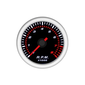 Universal 2" 52mm 0-8000 RPM Tachometer 7 Color LED Car Tacho Gauge Meter With 7 Colors Backlight Car Auto Pointer Gauge - 34 - View #4