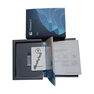 OEM Win 11 Professional Key USB Pack License USB Retail Box 100% Online Activation PC/MAC Win 11 Pro License Key USB OEM Box