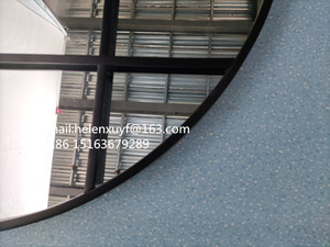 Gương Tròn Kim Loại 60Cm 70Cm 80Cm Gương Treo Tường Khung Kim Loại Màu Đen Mờ - Product Image 2