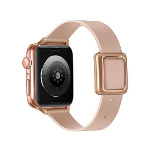 <span class=keywords><strong>Bracelet</strong></span> en <span class=keywords><strong>cuir</strong></span> magnétique moderne pour <span class=keywords><strong>Apple</strong></span> <span class=keywords><strong>Watch</strong></span> Series 5/6/7/<span class=keywords><strong>8</strong></span> Slim Waist Design <span class=keywords><strong>Bracelet</strong></span> en <span class=keywords><strong>cuir</strong></span> véritable - Product Image 4