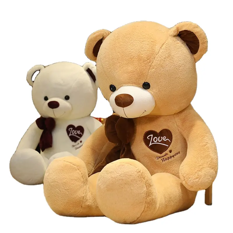 giant teddy bears big animal soft toy With Scarf Stuffed unstuffed Animals Birthday Baby Gift Valentines Bears 180cm