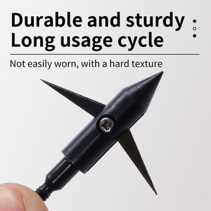 SPG Tir à l'<span class=keywords><strong>Arc</strong></span> Pointe de Flèche en Carbone 3 Lames 125 Grains Mécanique Composé Chasse <span class=keywords><strong>Cible</strong></span> Entraînement Broadheads - Product Image 5