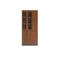 Armoire de filage de luxe en bois, bibliothèque aviateur, classeur arrondi, moderne, haute qualité