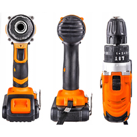 Perceuse sans fil industrielle durable 20v, tournevis 18v rechargeable au lithium, chargeur pratique, multi-perceuse avec extension flexible