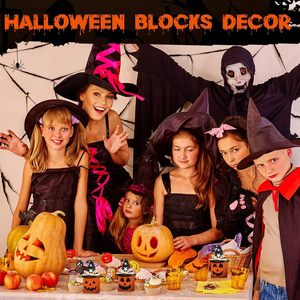 Adorno de Mesa de Calabaza de Halloween de Alta Calidad, Decoraciones de Madera Aterradoras para Fiestas, Directo de Fábrica - Product Image 3