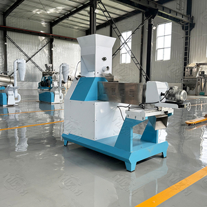 Machine professionnelle d'extrusion d'aliments secs pour chiens nouvel état flottant fabricant de machine à granulés d'aliments pour poissons - Product Image 2