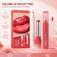 Kit de Rouge à Lèvres 3-en-1 Sculptant, Crayon et Gloss Peptidique pour une Gamme Complète de Produits OEM