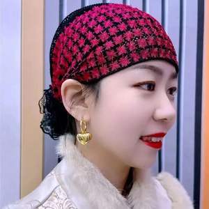 GEERDENG <span class=keywords><strong>Vente</strong></span> Chaude Casquettes Ethniques Africaines Nigérianes Populaires Dorées Turban Perles Chapeau Torsadé en Satin de Soie pour Femmes Musulmanes - Product Image 3