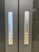 Puertas y Ventanas Corredizas Horizontales de Aluminio de Lujo Modernas, Doble Acristalamiento, Aislamiento Térmico, Acero Inoxidable, Uso Exterior