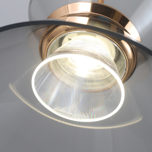 Lampe suspendue LED moderne en acrylique gris fumé pour <span class=keywords><strong>îlot</strong></span> de <span class=keywords><strong>cuisine</strong></span>, <span class=keywords><strong>luminaire</strong></span> <span class=keywords><strong>suspendu</strong></span> minimaliste nordique, 10W, décoration intérieure - Product Image 4