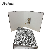 Carpeta Archivadora con Palanca de Diseño de Mármol, Tamaño FC, 3 Pulgadas, para Archivo y Clasificación de Documentos de Oficina