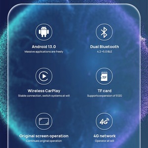 Compact 3 en 1 sans fil Magic Android 13 Auto CarPlay Mirror Link AI Box 4GB 64GB pour l'infodivertissement sans couture de voiture - Product Image 3