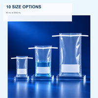 Sacs d'échantillons stériles en PE OEM avec languettes métalliques, impression et emballage sur mesure pour usage en laboratoire