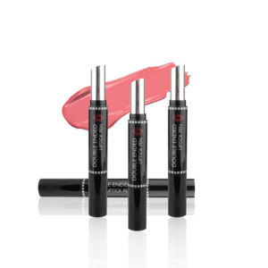 Lápiz labial vacío de plástico de alta calidad de doble cara, lápiz labial vacío fino negro brillante, bálsamo labial, tubo Duo 2 en 1, paquete de lápiz labial - Product Image 4