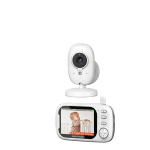 Monitor para Bebés Anicebb con Comunicación Bidireccional, Detección <span class=keywords><strong>de</strong></span> Movimiento, Visión <span class=keywords><strong>Nocturna</strong></span>, Canciones <span class=keywords><strong>de</strong></span> Cuna, Pantalla HD <span class=keywords><strong>de</strong></span> 3.5 Pulgadas y 720P, 2.4G - Product Image 1