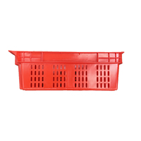 Caisse en plastique rectangulaire et empilable largement utilisée pour le stockage des aliments et du pain