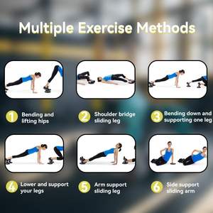 Sports EVA Core Slider ABS Material Sliding Mat for Fitness <b>Yoga</b> <b>Pilates</b> Abdominal Muscle Training and Core Exercise - Product Image 4