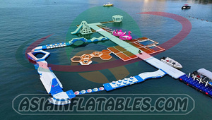 Phong cách mới nổi Inflatable bãi biển công viên nước Inflatable bãi biển thể thao dưới nước nền tảng - Product Image 2