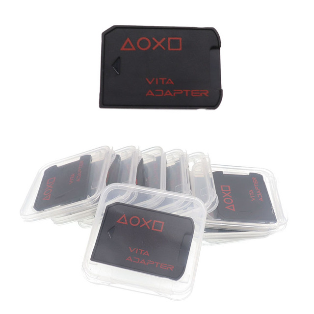 Version 3.0 Vita Adapter for PSVita Game Card to MicroSD/TF SD2Vita Convertor Reader for PS Vita PSV 1000 2000 Adaptor