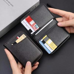 Luxury Durable Modern Men's & Women's PU Thin Mini Credit Card Holder Wallet <b>Small</b> Pocket Bank Purse - Product Image 2