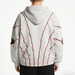 Felpe <span class=keywords><strong>con</strong></span> <span class=keywords><strong>Cappuccio</strong></span> da <span class=keywords><strong>Uomo</strong></span> Personalizzate <span class=keywords><strong>con</strong></span> Ricamo e Stampa Fighting Ant, Giacche <span class=keywords><strong>con</strong></span> <span class=keywords><strong>Cappuccio</strong></span> a Maniche Lunghe, Felpe Basiche - Product Image 2