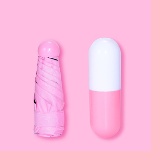 Parapluie à capsule pliable en forme de mini capsule 3 design Paraplui Payung Sombrillas Paraguas avec capsule imprimée de logo - Product Image 5