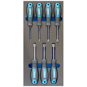 Outils, Ensembles d'outils, Ensemble de clés à douille FERVI avec poignée thermoformée souple - Product Image 1