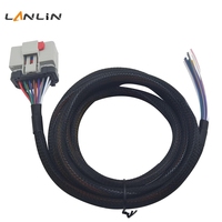 Cable LANLIN de 6 Pies RP1226 con Conector Hembra de 14 Pines y Extremo Abierto para Dispositivos ELD de Vehículos Comerciales