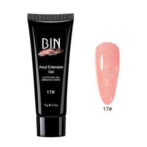 Solución Deslizante de Gel Poly BIN para Extensión de Uñas, 15 ml, 36 Colores, No Tóxica, Certificada por CPNP, Gran Venta - Product Image 2