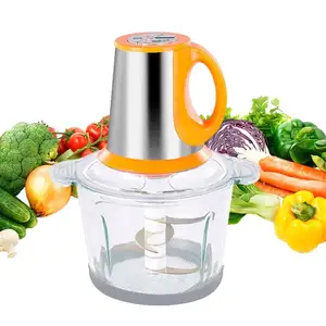 Hot 3L Meat Grinder Shredder, Stainless Steel Electric Mixer Glass Food Chopper/