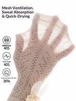 Si vous pouvez lire ceci, chaussettes pour bébé fille de 0 à 3 ans, en coton, maille respirante, avec nœud, longues, hautes, anti-moustiques, pour l'été