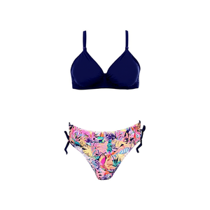 Maillot de bain une pièce grande taille HDJ, effet ventre plat, imprimé floral, taille haute, push-up, SQ66698 - Product Image 2