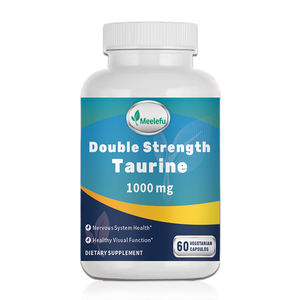 Capsule de Taurine à Vente Chaude OEM/ODM, 1000 mg, Double Force, Soutient la Santé du Système Nerveux et la Santé des Yeux, 60 Capsules Végétales - Product Image 1