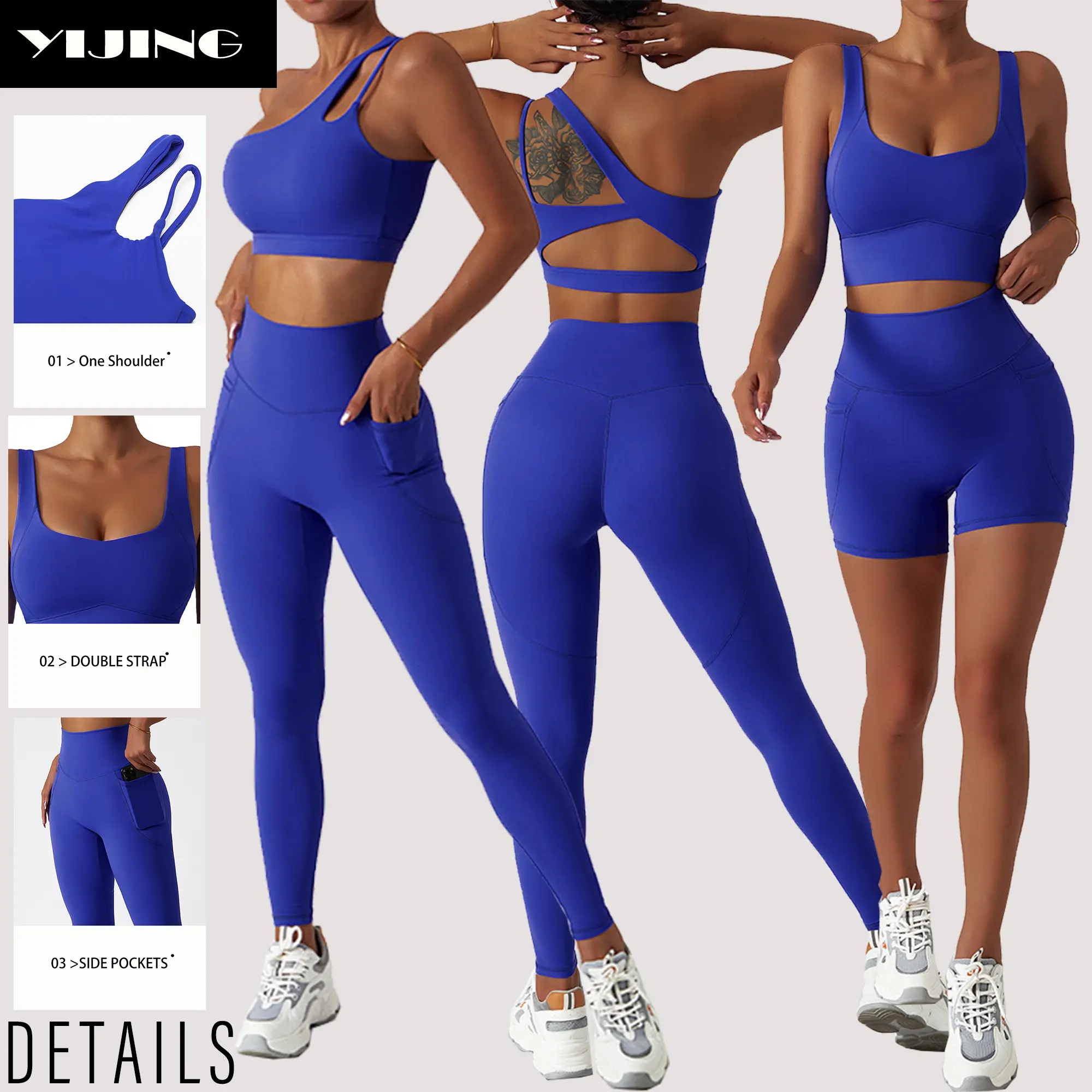 Athletic Clothing Ladies Gym Fitness Sports Workout Yoga Clothes Suit Activewear Seamless Women Active Wear Yoga Set