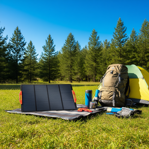 Panel Solar Plegable Monocristalino Portátil de 120W, 23% de Eficiencia, Tipo C DC 18V QC3.0 USB, IP67 Impermeable para Uso en Exteriores - Product Image 2