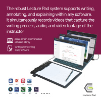 Tablette Graphique Lecture Pad Plug-and-Play pour Enseignement, Apprentissage, Enregistrement Vidéos MP4, Cours en Ligne sur Ordinateur Windows 10/11