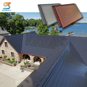 Custom 95W <strong>Solar</strong> Energy Systems Home <strong>Solar</strong> Roof <strong>Tiles</strong> Photovoltaic Bipv <strong>Solar</strong> Roof Flat Shingle <strong>Tile</strong> - Product Image 6