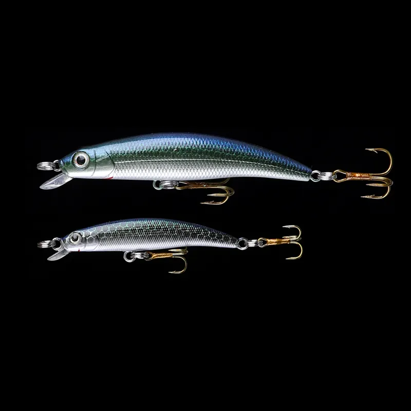 Superiorfishing Umpan Pancing Minnow Keras, Umpan Pancing Minnow 1/16 Ons 1.8G 55Mm Plastik Keras ABS M116