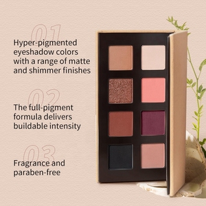 Paleta de sombras de ojos sin crueldad vegana personalizada en polvo OEM etiqueta privada al por mayor haz tu propia marca de sombra de ojos de alta calidad - Product Image 4