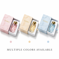 Flacon de parfum vide en verre mat de luxe avec placage dégradé, 100 ml, forme ondulée, rechargeable, avec pulvérisateur à pompe et capuchon doré, et diffuseur à bâtonnets