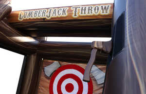 Juego de Lanzamiento de <span class=keywords><strong>Hacha</strong></span> Inflable <span class=keywords><strong>con</strong></span> Doble Objetivo, Juego de Lanzamiento Gigante para Fiestas y Eventos - Product Image 3