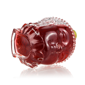 Bouteille en verre à tête de bouddha transparente personnalisée de 750ml bouteille de vin blanc en cristal décoration de bouteille de vin rouge scellée créative - Product Image 4
