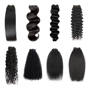 Livraison Gratuite Lot de 3 Bundles de Cheveux Humains Brésiliens Ondulés, Extensions de Cheveux Humains Vierges Brésiliens Non Transformés avec Cuticules Alignées - Product Image 5
