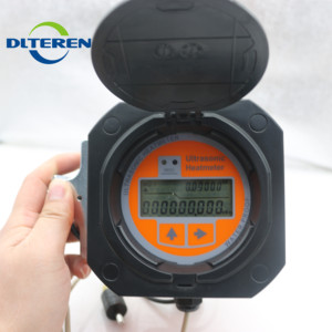 DLTEREN Compteur <span class=keywords><strong>de</strong></span> chaleur ultrasonique à deux canaux, débitmètre volumétrique en acier inoxydable, facile à entretenir, double alimentation, pour applications potables - Product Image 5